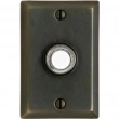 Rocky Mountain Hardware<br />DBB-E400 - Doorbell Button - 2-1/2" x 3-3/4" Rectangular Escutcheon