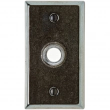 Rocky Mountain Hardware - DBB-E414 - Doorbell Button - 2-1/2" x 4-1/2" Rectangular Escutcheon