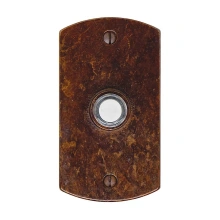 Rocky Mountain Hardware - DBB-E504 - Doorbell Button - 2 1/2" x 4 1/2" Curved Escutcheon