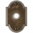 Rocky Mountain Hardware<br />DBB-E700 - Doorbell Button - 2-1/2" x 3-3/4" Arched Escutcheons