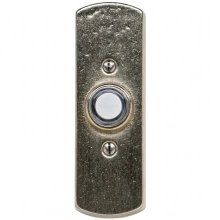 Rocky Mountain Hardware<br />DBB-EW508 - Doorbell Button - 1-1/2" x 4-1/2" Curved Escutcheon