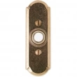 Rocky Mountain Hardware<br />DBB-EW708 - Doorbell Button - 1-1/2" x 4-1/2" Arched Escutchoens