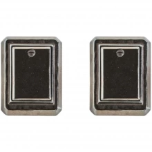 Rocky Mountain Hardware - DD30495  - Entry Double Cylinder/Dead Bolt - 2-1/2" x 3-1/4" Hammered Escutcheons