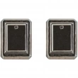 Rocky Mountain Hardware<br />DD30495  - Entry Double Cylinder/Dead Bolt - 2-1/2" x 3-1/4" Hammered Escutcheons