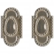 Rocky Mountain Hardware<br />DD30695 - Entry Double Cylinder/Dead Bolt - 2-1/2" x 4-1/2" Corbel Arched Escutcheons