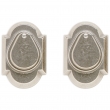 Entry Double Cylinder/Dead Bolt - 2-1/2" x 3-3/4" Arched Escutcheons