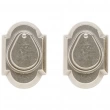 Rocky Mountain Hardware<br />DD504  - Entry Double Cylinder/Dead Bolt - 2-1/2" x 3-3/4" Arched Escutcheons