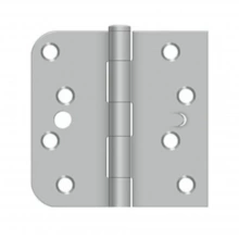 Deltana - SS44058TA-LH - 4" X 4" X 5/8" Radius X Square Hinge, Residential, Security - Left Hand