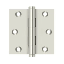 Deltana<br />DSB314 - 3" x 3" Square Hinge - Polished Nickel