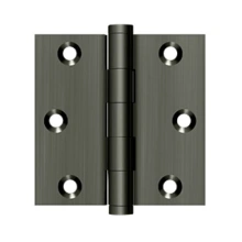 Deltana<br />DSB315A - 3" x 3" Square Hinge - Antique Nickel