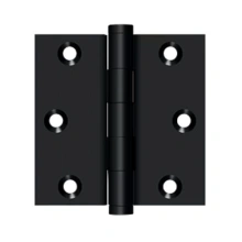 Deltana<br />DSB319 - 3" x 3" Square Hinge - Paint Black