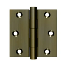 Deltana<br />DSB35 - 3" x 3" Square Hinge - Antique Brass