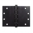 Deltana<br />DSB4560BB10B - 4 1/2" X 6" Square Hinge PAIR, Solid Brass, Heavy Duty Ball Bearing, Oil Rubbed Bronze