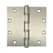 Deltana<br />DSB55B - 5" X 5" Square Hinge PAIR, Solid Brass, Heavy Duty Ball Bearing