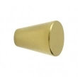 Deltana<br />KC24 - Solid Brass Cone Cabinet Knob - 1 1/8"