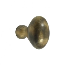 Deltana - KE125 - Solid Brass Oval Knob - 1 1/4"
