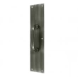 Deltana<br />PPH55 - Solid Brass Push Plate with 5 1/2" Handle - 3 1/2" x 15"