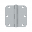 Deltana S35R5N<br />3 1/2" X 3 1/2" X 5/8" Radius Hinge, Residential, Non-Removable Pin