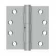 Deltana<br />SS44N - 4" X 4" Square Hinge, Non-Removable Pin