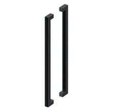 Deltana<br />SSPBB3615U19 - 36" Extra Long Contemporary Pulls, Back-to-Back - Paint Black