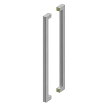 Deltana<br />SSPBB3615U32D - 36" Extra Long Contemporary Pulls, Back-to-Back - Brushed Stainless
