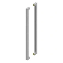 Deltana<br />SSPBB4215U32D - 42" Extra Large Contemporary Pulls, Back-to-Back - Brushed Stainless