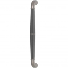 Turnstyle Designs - DF1858 - Goose Neck Combination Amalfine, Door Pull, Faceted Tube