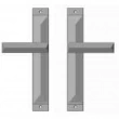 Rocky Mountain Hardware<br />E21041/E21041 - 1 3/4" x 11" Mack Multi-Point Entry Set Escutcheon, American Cylinder - Passaage, Lever High