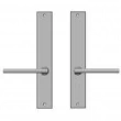 Rocky Mountain Hardware<br />E240/E240 - 1 3/4" x 11" Metro Multi-Point Entry Set Escutcheon, American Cylinder - Full Dummy, Lever Low