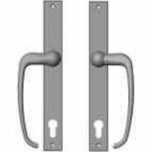 Rocky Mountain Hardware - E275/E275 - Entry Sliding Door Set - 1-3/8" x 11" Metro Escutcheons