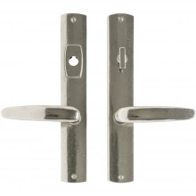 Rocky Mountain Hardware - E30563/E30562 - 1 3/4" x 11" Convex Multi-Point Entry Set Escutcheon, American Cylinder - Entry, Lever Low