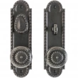 Rocky Mountain Hardware<br />E30608/E30607 - Entry Mortise Lock Set - 2-1/2" x 9" Corbel Arched Escutcheons