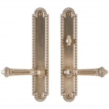 Rocky Mountain Hardware - E30661/E30662 - 2" x 11" Corbel Arched Multi-Point Entry Set Escutcheon, American Cylinder - Patio, Lever Low