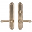 Rocky Mountain Hardware<br />E30661/E30662 - 2" x 11" Corbel Arched Multi-Point Entry Set Escutcheon, American Cylinder - Patio, Lever Low