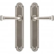 Rocky Mountain Hardware<br />E30665/E30665 - 2" x 11" Corbel Arched Multi-Point Entry Set Escutcheon, American Cylinder - Full Dummy, Lever High