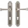 2" x 11" Corbel Arched Multi-Point Entry Set Escutcheon, Profile Cylinder - Entry, Lever High