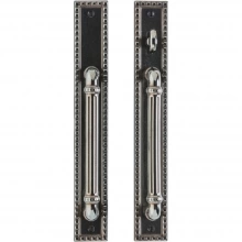 Rocky Mountain Hardware - E30782/E30783 - Patio Sliding Door Set - 2" x 14" Corbel Rectangular Escutcheons
