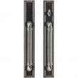 Rocky Mountain Hardware<br />E30782/E30783 - Patio Sliding Door Set - 2" x 14" Corbel Rectangular Escutcheons
