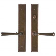 Rocky Mountain Hardware - E331/E337 - 1 3/4" x 11" Stepped Multi-Point Entry Set Escutcheon, American Cylinder - Patio, Lever Low