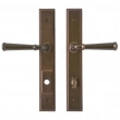 Rocky Mountain Hardware<br />E338/E336 - 1 3/4" x 11" Stepped Multi-Point Entry Set Escutcheon, American Cylinder - Entry, Lever High