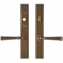 Rocky Mountain Hardware - E339/E337 - 1 3/4" x 11" Stepped Multi-Point Entry Set Escutcheon, American Cylinder - Entry, Lever Low
