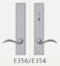 Rocky Mountain Hardware - E356/E354 Patio - Endura Trilennium Stepped Multipoint Patio Lever Set