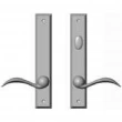 Rocky Mountain Hardware<br />E426/E427 - 1 3/4" x 10" Rectangular Multi-Point Entry Set Escutcheon, American Cylinder - Patio, Lever Low (105 mm c-c)