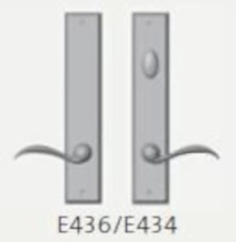 Rocky Mountain Hardware - E436/E434 Patio - Endura Trilennium Rectangular Multipoint Patio Lever Set