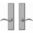 Rocky Mountain Hardware<br />E452/E452 - 2 1/2" x 11" Rectangular Multi-Point Entry Set Escutcheon, American Cylinder - Full Dummy, Lever Low