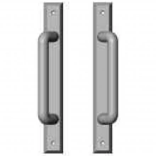 Rocky Mountain Hardware - E468/E468 - Full Dummy Sliding Door Set - 1-3/8" x 11" Rectangular Escutcheons