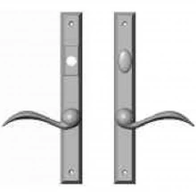Rocky Mountain Hardware - E486/E488 - 1 3/8" x 11" Rectangular Multi-Point Entry Set Escutcheon, American Cylinder - Entry, Lever Low