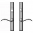 Rocky Mountain Hardware<br />E486/E488 - 1 3/8" x 11" Rectangular Multi-Point Entry Set Escutcheon, American Cylinder - Entry, Lever Low