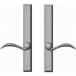 Rocky Mountain Hardware<br />E489/E489 - 1 3/8" x 11" Rectangular Multi-Point Entry Set Escutcheon, American Cylinder - Full Dummy, Lever Low
