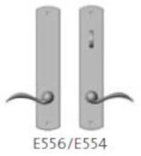 Rocky Mountain Hardware - E556/E554 Thumb Turn - Endura Trilennium Curved Multipoint Inactive/Thumb Turn Lever Set